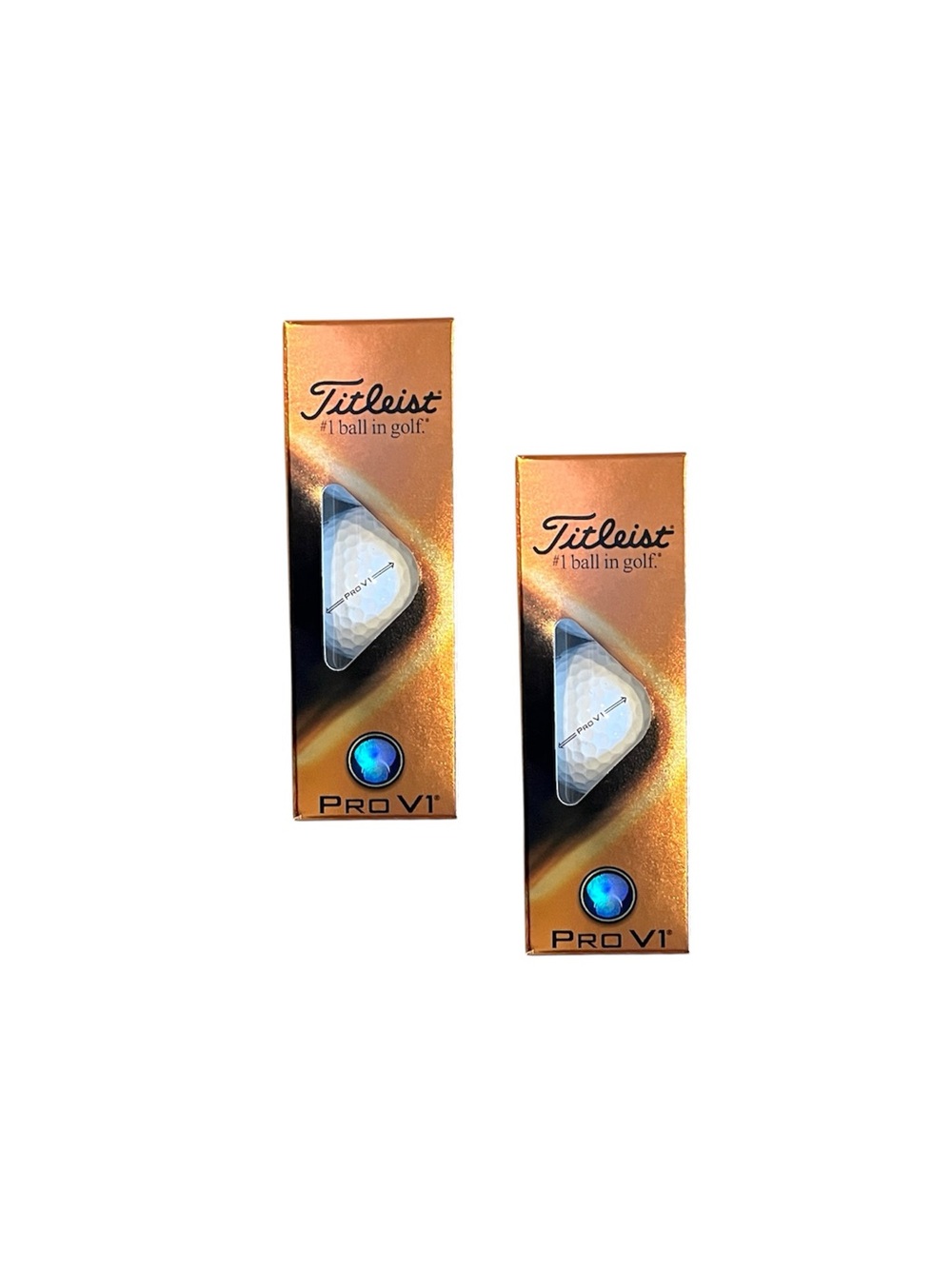 Titleist Pro V1 Golf Balls - (2) New In Box Sleeves 6 White Balls Logo